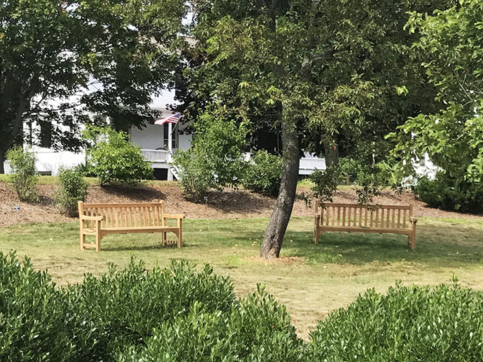Demonstration Garden Memorial Benches memorial benches
