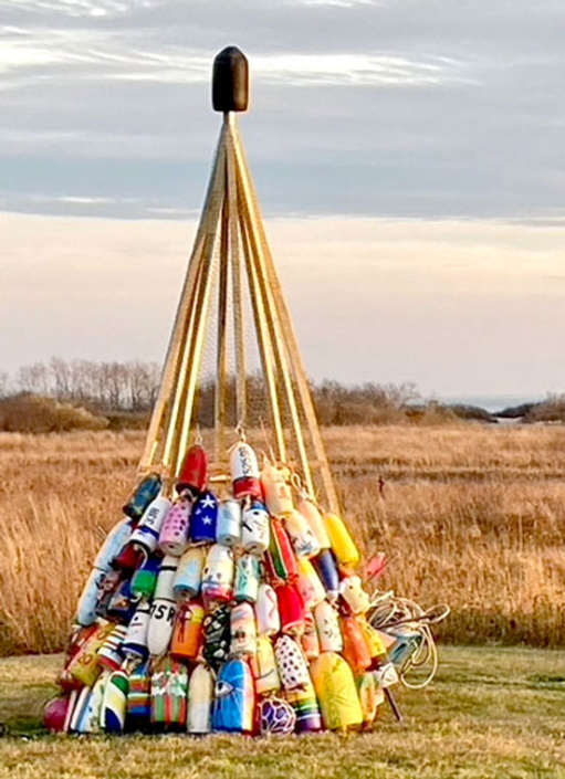 Buoy Tree: Community Collaboration At Its Best – Fishers Island Conservancy